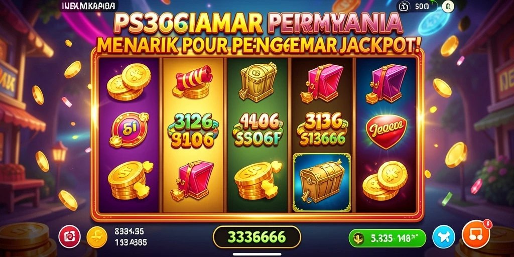 Tampilan screenshot gameplay 333666 yang menampilkan momen seru saat berputar.