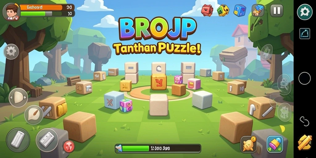 Tampilan gameplay BROJP yang mengasyikkan dan penuh tantangan.