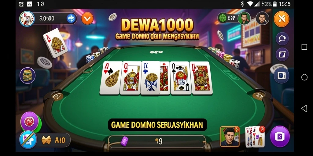 Tampilan gameplay DEWA1000 yang menarik dengan antarmuka yang ramah pengguna.