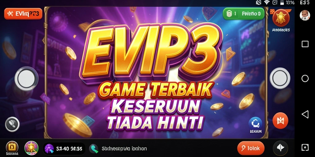 Tampilan gameplay yang menarik dan interaktif dari EVIP3.