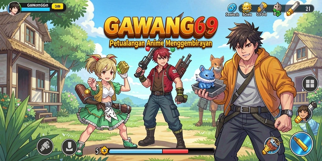 Gameplay menarik dari GAWANG69 yang menampilkan karakter anime populer.