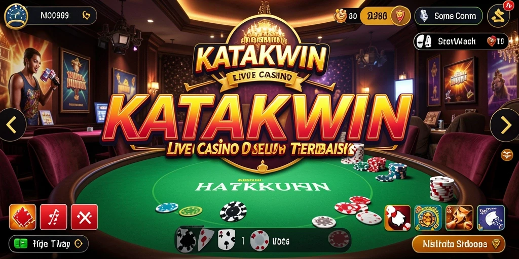 Tampilan menarik dari gameplay Live Casino KATAKWIN.