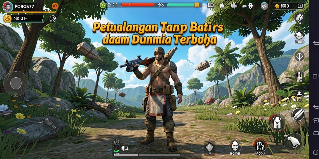 Gameplay POROS77 yang menakjubkan dalam dunia terbuka.