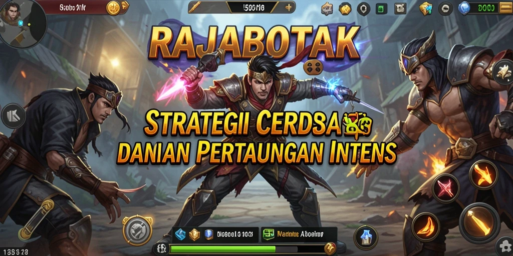 Tampilan gameplay seru dan menegangkan di RAJABOTAK.