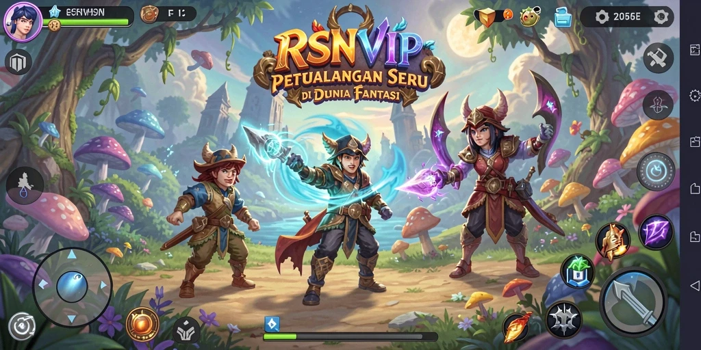 Tangkapan layar RSNVIP menampilkan aksi menegangkan dalam petualangan penuh tantangan.