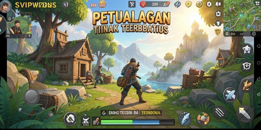 Tampilan gameplay menyenangkan di dunia terbuka SVIPWINS.