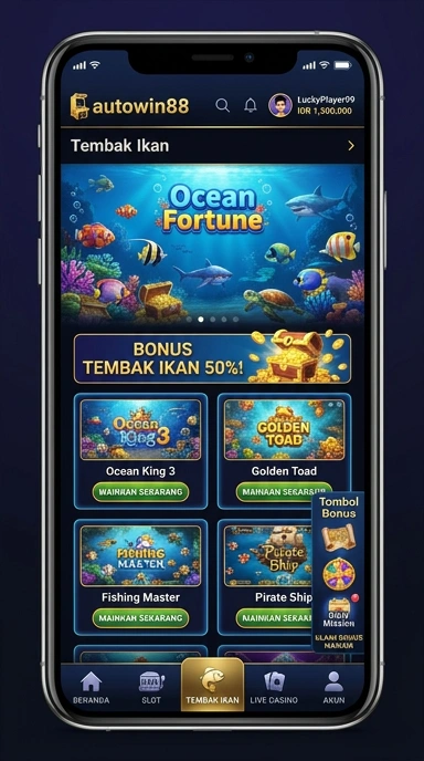 Tampilan antarmuka aplikasi autowin88 yang menarik.